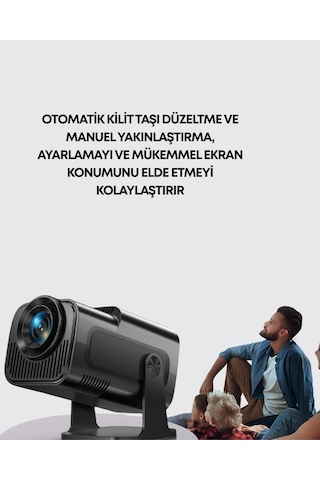 Uzun - 982 - Ömürlü Lamba Ve Dahili Hoparlörlü Ev - Csmo-tex - Sinema Projektörü