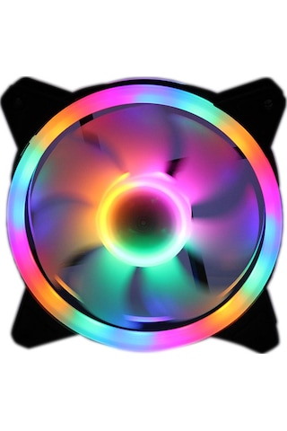 Coolmoon Rgb 12 Cm Kasa Fanı Rainbow Fan 3 Pin Pwm 2 Pin Molex