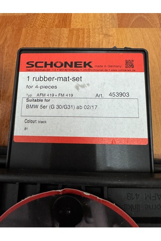 Bmw G30 G31 Schonek Paspas Takımı Siyah 453903 Germany -