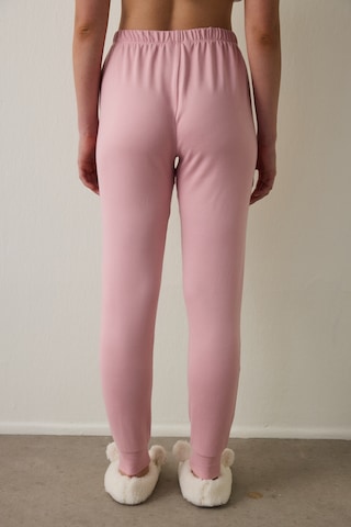 Penti Pembe Tea Party Termal Etkili Pijama Altı