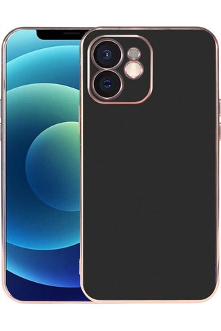 Apple Uyumlu iPhone 12 Kılıf Zore Viyana Yüzeyi Buzlu Transparan Tasarım Kılıf