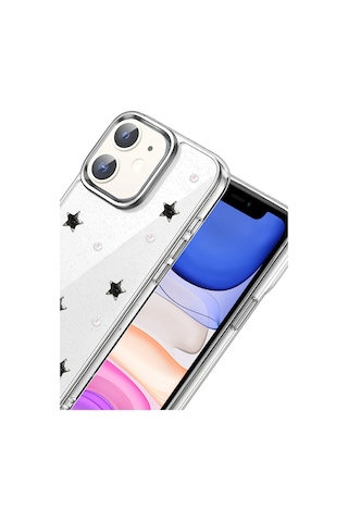Newface - 357 - Apple iPhone Uyumlu 12 Fiyonk Desenli Kapak - - Spt-gld - Desen 7 Diğer