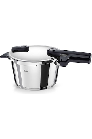 Fissler - Vitaquick Glossy 4,5 Litre Düdüklü Tencere + Tava Set