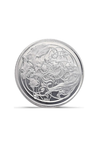 AgaKulche Kaplan Gümüş Sikke Coin