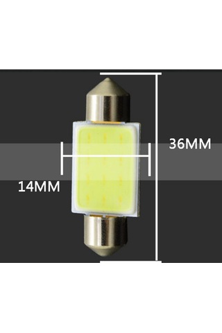 Sofit Led Araç İçi Led Lamba 1 Çift 36 Mm