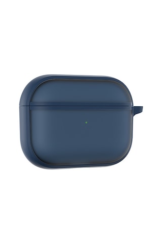 Apple Uyumlu AirPods Pro 3 Kılıf Benks Mist Protective Sert Pürüzsüz Kılıf Mavi Mavi
