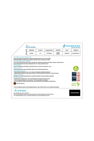 Divortex Mp2 Motor Koruyucu ve Parlatıcı 5 KG