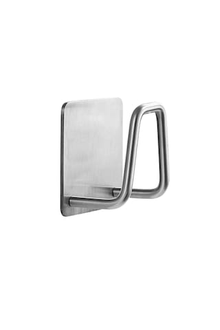 Yapışkanlı Metal Banyo Mutfak Eşya Askılığı Al4467 1 Adet Gümüş