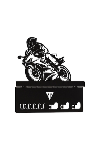 Torque-mx Metal Dekoratif Anahtar Askısı Ea21 Siyah