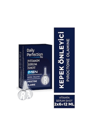Daily Perfection Provitamin For Men Shot No:8 Kepek Önleyici Serum 2 x 6 ML