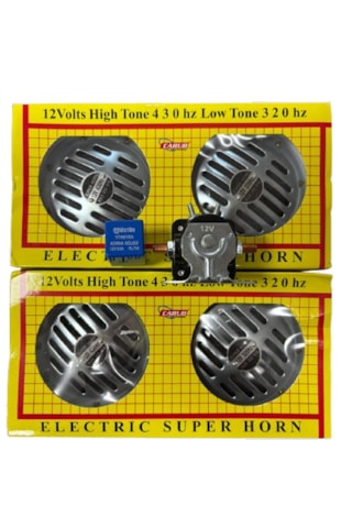 Hella Tipi Süpertone 12v Korna + Titreşim Rolesi Ve Ara Otomatiği