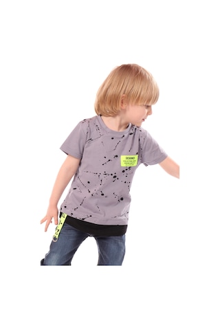 Toontoy Kids Toontoy Erkek Çocuk Baskılı Tişört Açık Lila