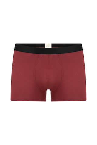 Albero Natur Gots Sertifikalı Organik Pamuk Erkek Trunk Boxer İç Çamaşırı Bordo