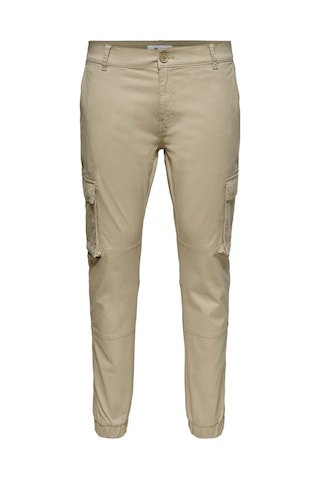 Only & Sons Erkek Pantolon Bej 22016687 Onscam Stage Cargo Cuff Lıfe 6687 Noos 24yw21000068 W21093 Bej