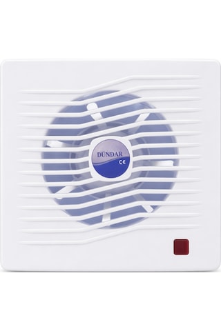 Dündar 18Cm L-12 230 220 V Monofaze Ev Tipi Plastik Fan Aspiratör
