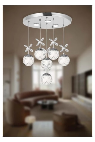 Modern Led Avize 3 Işık Rengi Beyaz-gün Işığı-sarı