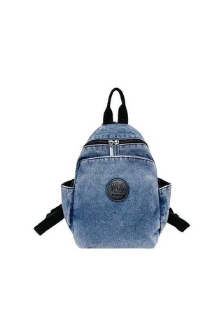 Tongxida Xy-628 Mavi Denim Kot Omuz Sırt Çantası Mavi