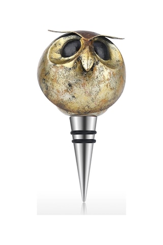 Jms Tooarts Baykuş Tıpa Şarap Şişesi Tıpa Demir Malzeme Hava Geçirmez Mühür Dekoratif Şampanya