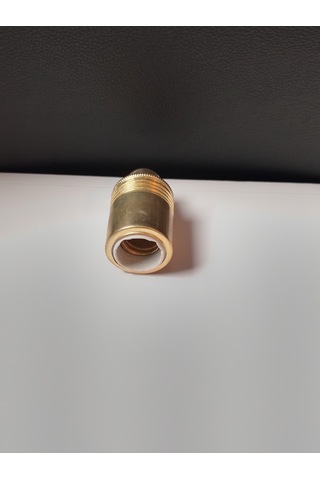 Orgun Dekoratif E14 Düz Sarı Metal Duy 10 'lu