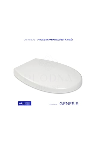 Genesis C Tip Oval Form Duroplast Yavaş Kapanan Klozet Kapağı