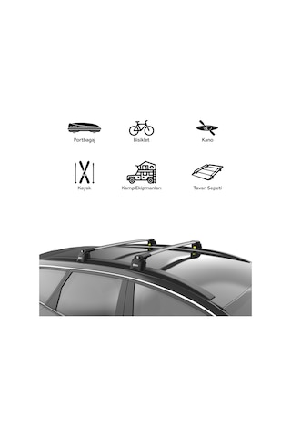 Peugeot 2008 2020-2023 Turtle Air2 Ara Atkı Gri