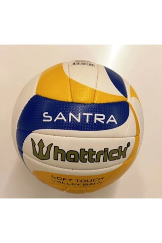 Hattrick Santra Voleybol Topu El Dikişli Sarı - Mavi