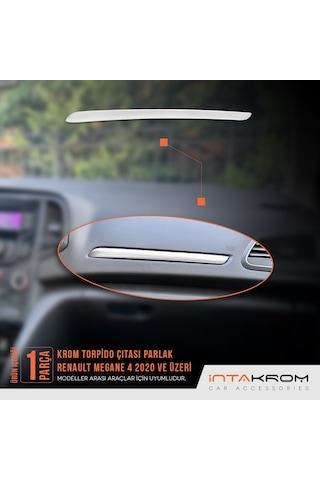 Renault Megane 4 Krom Torpido Çıtası 2020 Ve Üzeri