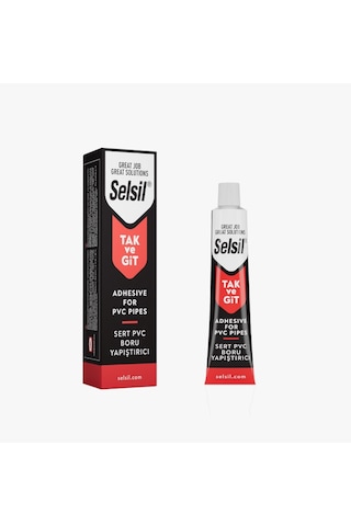 Selsil Yeni Tak Ve Git Pvc Boru Yapıştırıcı 50 Gr Selsil Yeni Tak Ve Git Pvc Boru Yapıştırıcı 50 Gr
