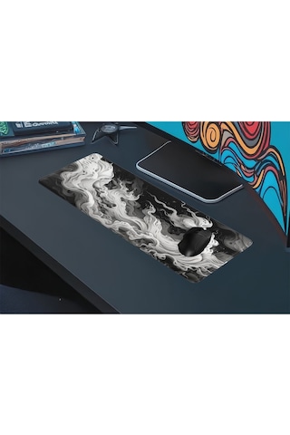 Gaming Oyuncu Xl Mouse Pad Kaydırmaz Dikişli 80 30 Cm Mousepad 57