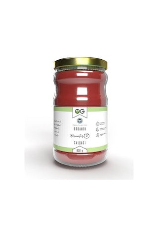OG natural Organik Tuzsuz Domates Salçası 650 Gr Domates