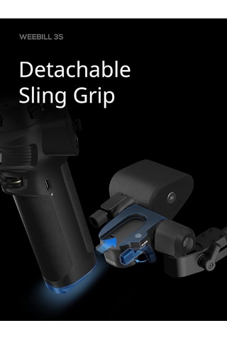 Dslr Kameralar İçin Zhi Yun Weebill 3s Gimbal Sabitleyici - Siyah