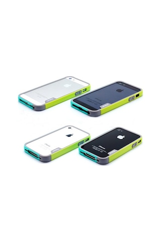 Fitcase Apple Uyumlu iPhone 4S Kılıf Walnutt Bumper Koruyucu Arka Kapak