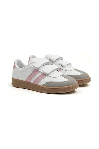 N Moda Cool Kids Retro Tarz Cırtlı Çocuk Spor Ayakkabı Konforlu Ve Şık Günlük Sneaker Beyaz - Pembe