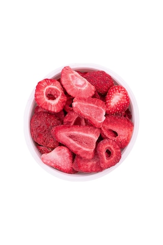 Dokuru Çilek Kuru Meyve Cipsi - Dondurularak Kurutulmuş Freeze Dried Çıtır Çilek 15 G
