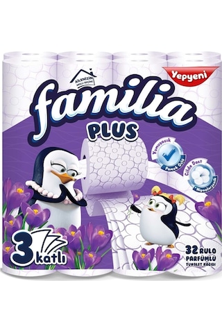 Plus Tuvalet Kağıdı 3 Katlı 128 Li Paket Sihirli Çiçekler 4pk 32