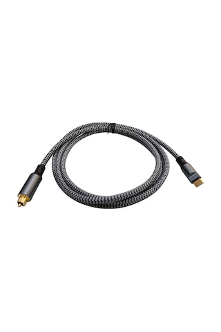 Type C -toslink Dijital Optik Ses Kablosu Type C İn Optik Out Örgülü Kablo 1.8m