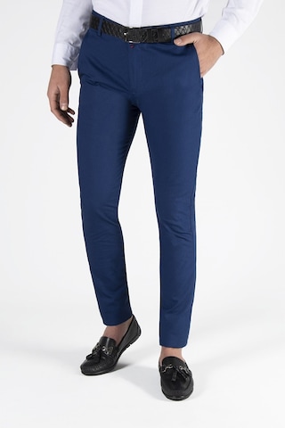 Terapi Men Erkek Slim Fit Petekli Italyan Kesim Keten Pantolon 21k-2200420-6 Sax Sax