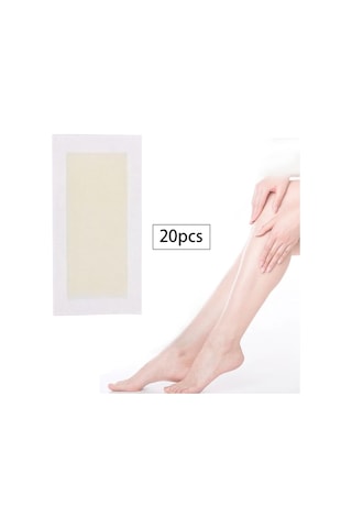 Dolıty 20x Ağda Şeritleri Tek Kullanımlık Tüm Cilt Sarı