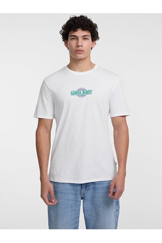 Guess Erkek Tişört-m5gı23k8hm0 Beyaz