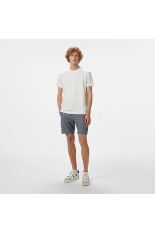 Nautica Erkek Beyaz Classic Fit T-shirt Düz V55270t Beyaz