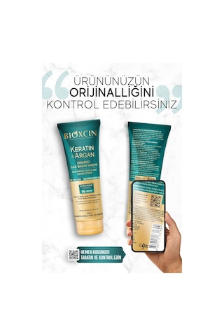Bioxcin Keratin & Argan Onarıcı Saç Bakım Kremi 250 ml - Yıpranmış Ve Hassas Saçlar