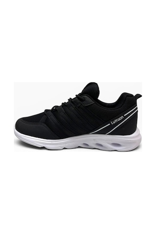 Luttoon 4138-26 Anorak Fashıon Kadın Sneaker Siyah Beyaz 36-39
