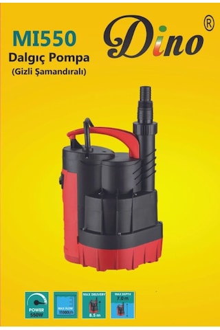 Dino Gizli Şamandıralı - Sıfır Emiş Dalgıç Pompa
