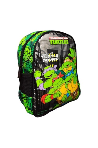 Teenage Mutant Nınja Turtles Tablet Bölmeli Anaokulu Çantası 2174 Yeşil