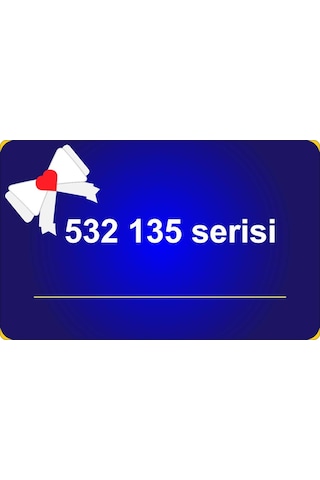 Daha Önce Hiç Kullanılmamış Turkcell 532135 Serili Hatlar