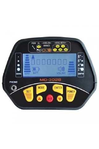 Md 3028 Define Altın Metal Dedektörü - Yeşil Lazer Pointer Hediy