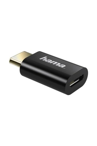Adaptör, Micro Usb Soket- Usb -c Fiş, Siyah