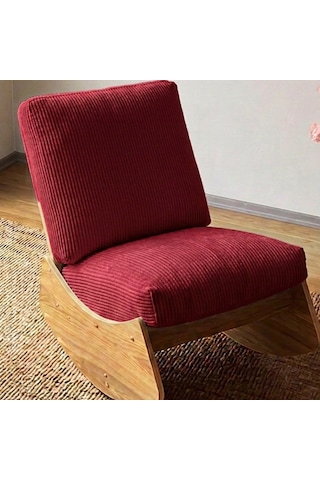 Comfort Sallanır Koltuk Tv Koltuğu Sallanan Berjer Sandalye Kırmızı