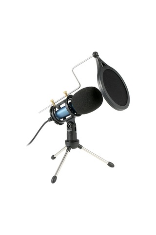 Didadodo Profesyonel Kondenser Mikrofon: Gürültü Azaltma, Kulaklık Çıkışı, Tripod Ve Pop Filtre Dahil - Çok Yönlü Kullanım, Küçük Boyutlu Tasarım