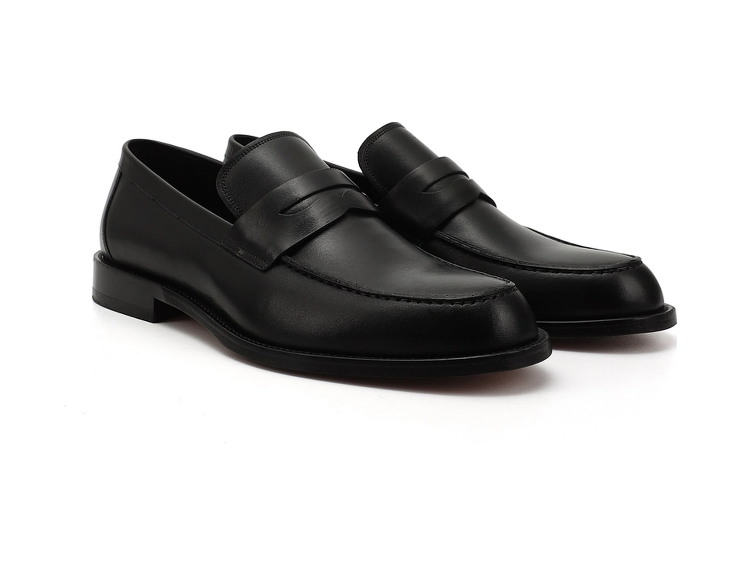 Gönderi R Erkek Siyah Kösele Taban Hakiki Deri Loafer Ayakkabı Ddma84527711 Siyah